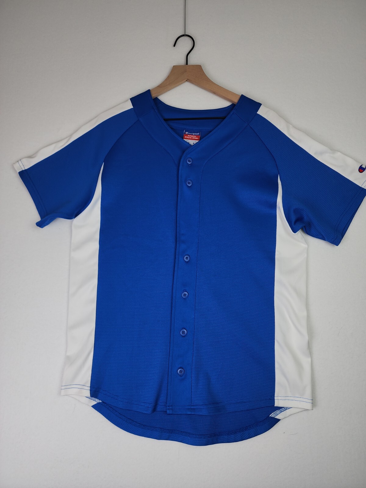 Authentic Athletic Apparel Short Sleeve Jersey Medium Blue/White Champion gallery