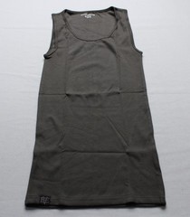 Ekkovision Men’s Solid Ribbed Active Lifestyle Tank Top EJ3 Shadow Medium NWT