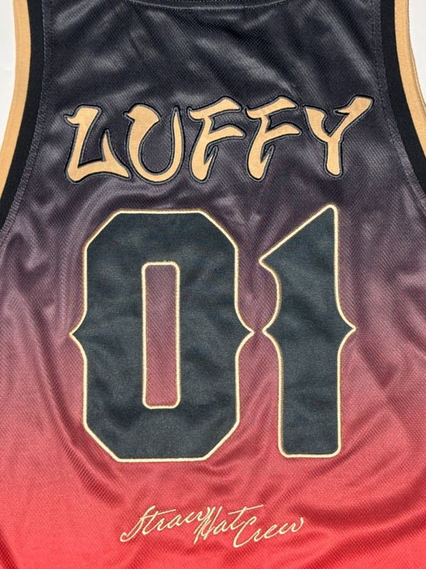 One Piece Straw Hat Crew Monkey D. Luffy Basketball Jersey Size Medium BoxLunch gallery
