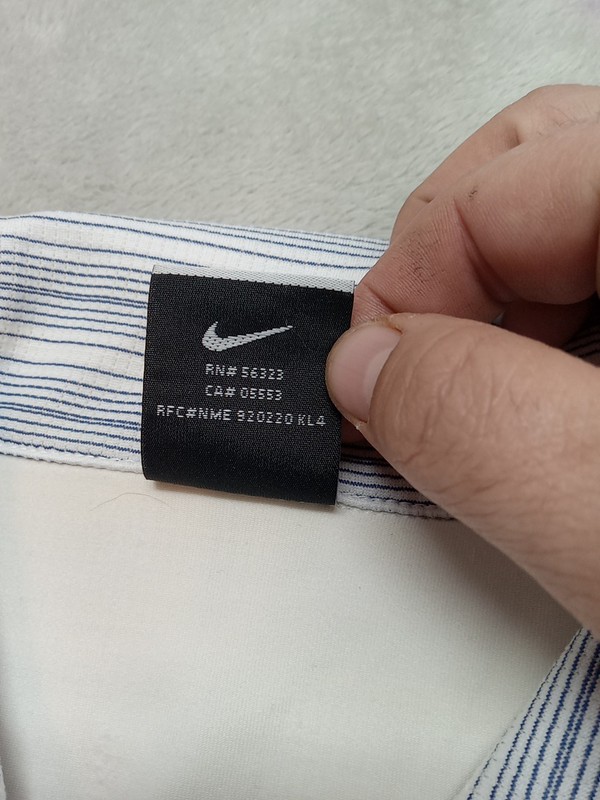 Nike Golf Sphere Dry Polo 3 Button Short Sleeve Shirt Mens Sz XL Striped gallery