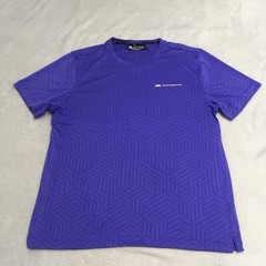 Monterrain Shirt Mens Large Purple Training Gym Top Polyester Adventure Outdoor