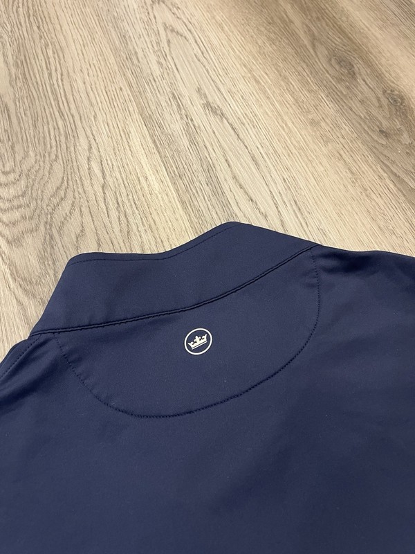 Peter Millar Perth Performance Quarter-Zip Men's XL Pullover Navy Pacer ETF gallery