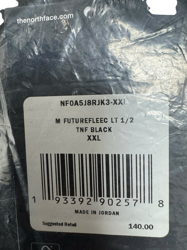The North Face Summit 1/2 Zip Futurefleece NF0A5J8RJK3 Black Men’s XXL gallery
