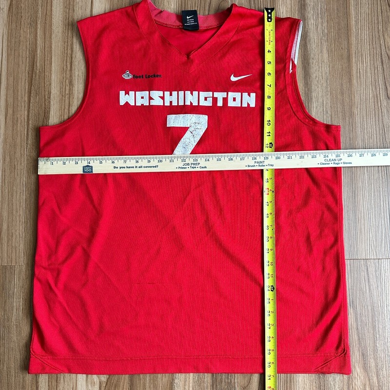Vintage Nike Team Foot Locker Washington Basketball #7 Jersey Sz XXLT Pro City gallery