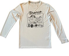 Paragon Extreme Performance Men’s Bronco T-Shirt S Beige UPF 50+ Long Sleeve