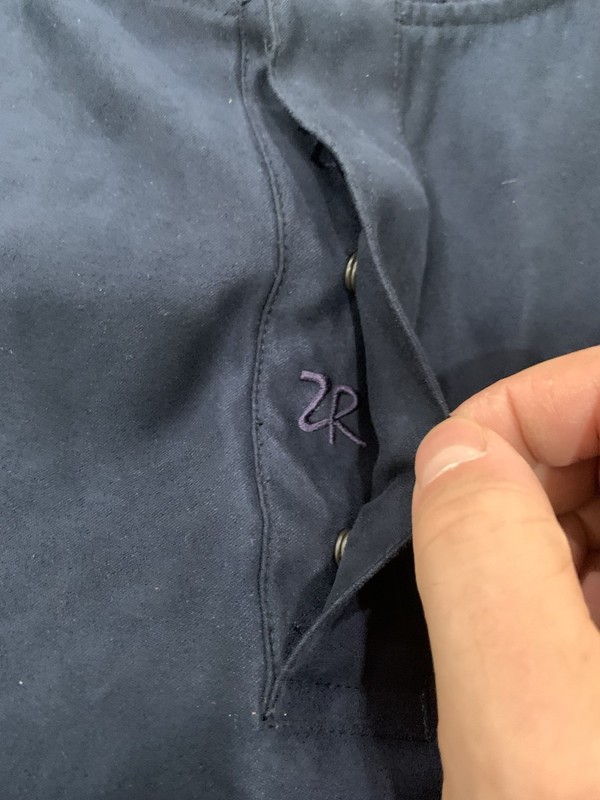 Zero Restriction Golf Outerwear Microfiber Zip Navy Blue Men's Medium gallery