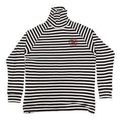 Fila Golf Italia turtle neck long sleeve striped t shirt “feel the green” XL