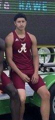 Mens Adidas Alemany Warriors High School Track Running Singlet XL Burgundy