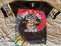 DGK x Popeye Don’t Trip XL Tye Dye Football style Jersey