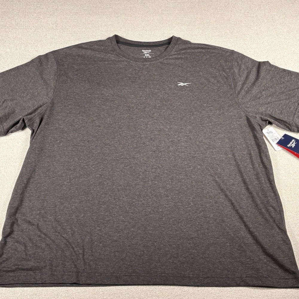 Reebok Speedwick Athletic Performance Active Jersey T-Shirt Men 3XL Gray NWT B10