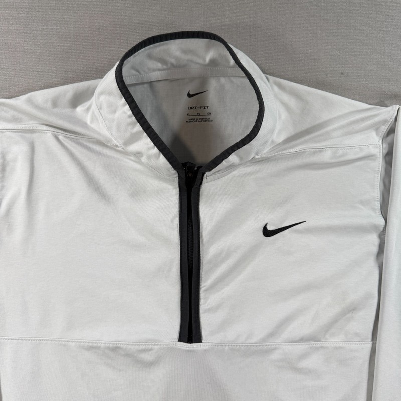 Nike Dri Fit Victory Half Zip Golf Pullover Mens XL Gray Top Quarter DH1261 gallery