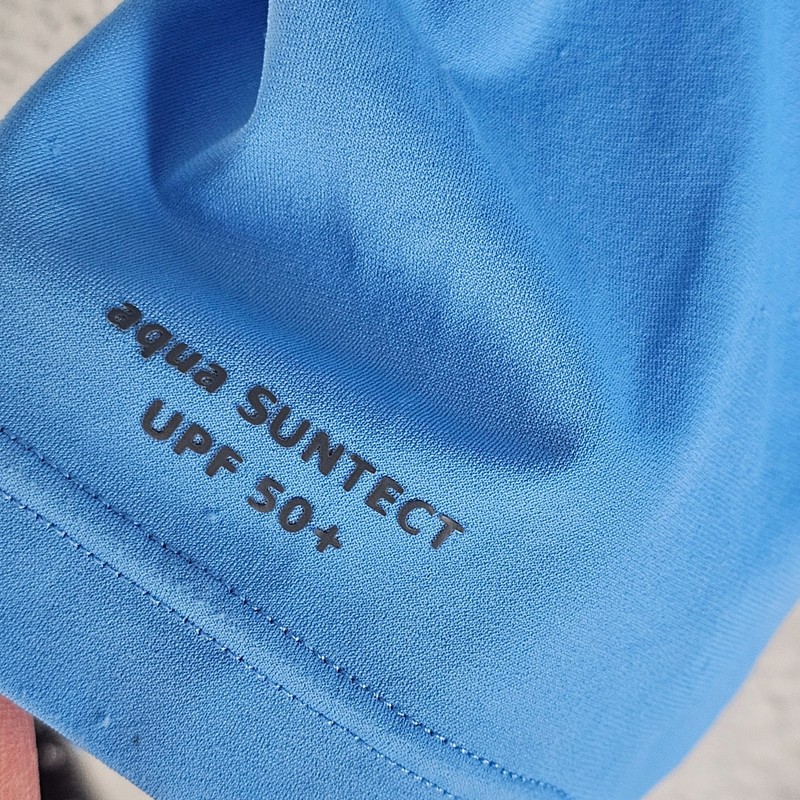 Coolibar Aqua Suntect Mens Larg Stretch UPF 50+ Sun Protection 1/4 Zip gallery