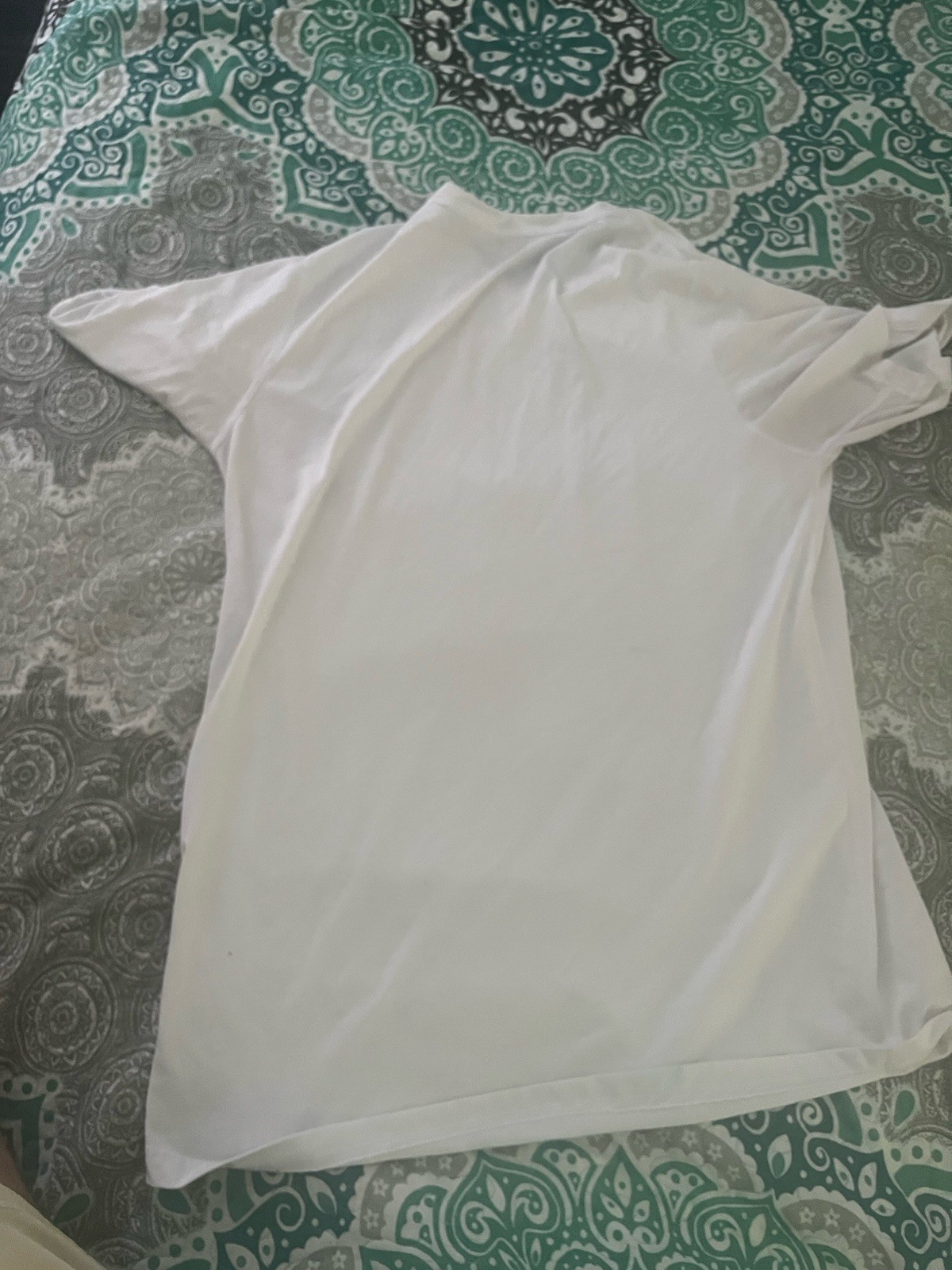 adidas Men's M White Polyester Crew Neck Short Sleeve T-Shirt Lightweight Logo gallery