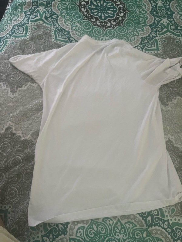 adidas Men's M White Polyester Crew Neck Short Sleeve T-Shirt Lightweight Logo gallery