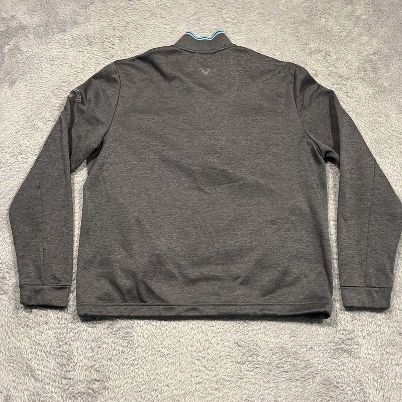 Callaway Golf 1/4 Zip Jacket Pullover Gray Weather Series Long Sleeve Men's M gallery