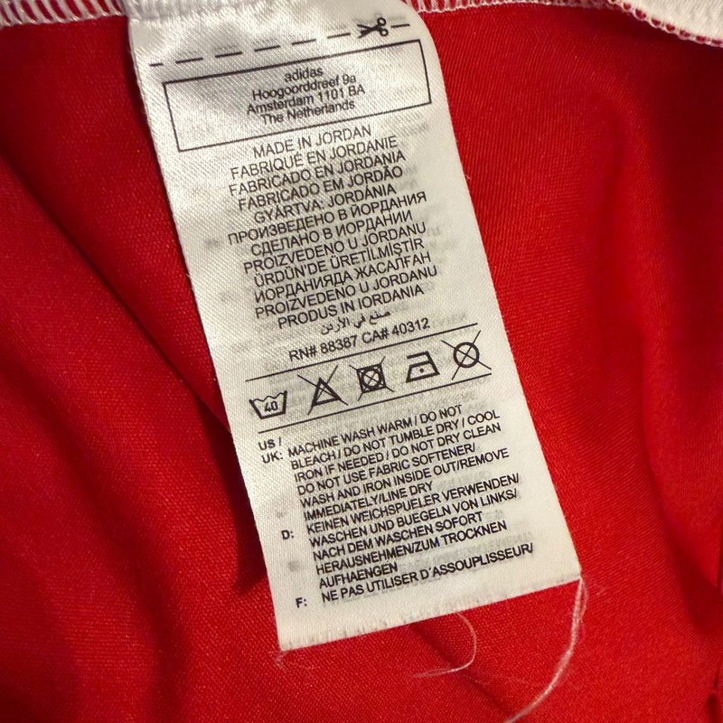Adidas SFL Wrexham Soccer Jersey Red White Ali 15 Aeroready Mens Large CF1038 gallery