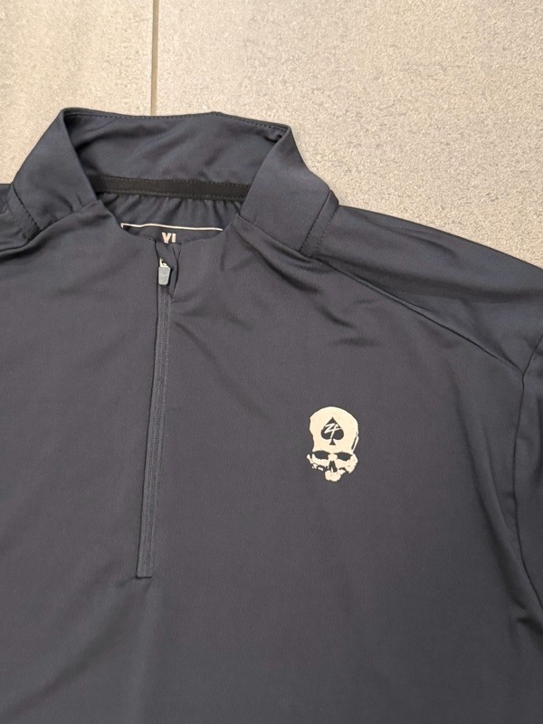 Zero Foxtrot Quarter Zip Men's Extra Large Black Pullover Performance Adult gallery