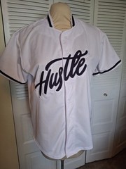 H$L Hustle Clothing Baseball Jersey Stitched Button Up XXL Street Wear Rare