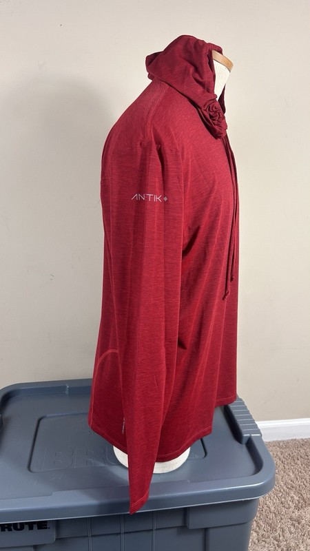 Anetik Low Pro Hoody Rashguard-Heather Pyro REAL WATERSPORTS UV Tint Men’s M gallery