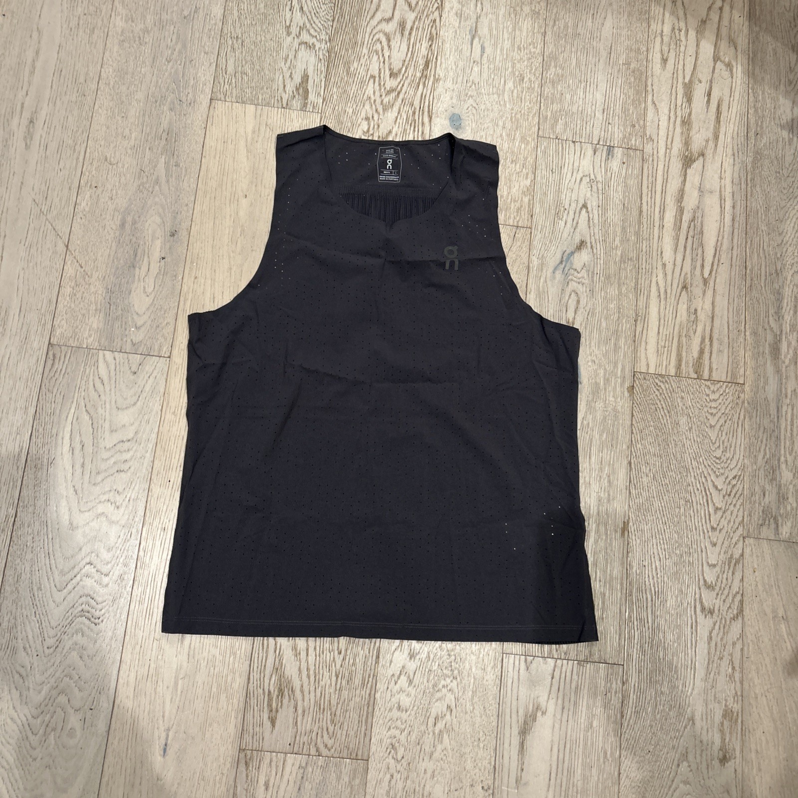 On Cloud Mens Large Race Singlet Running Tank Top Gray gallery