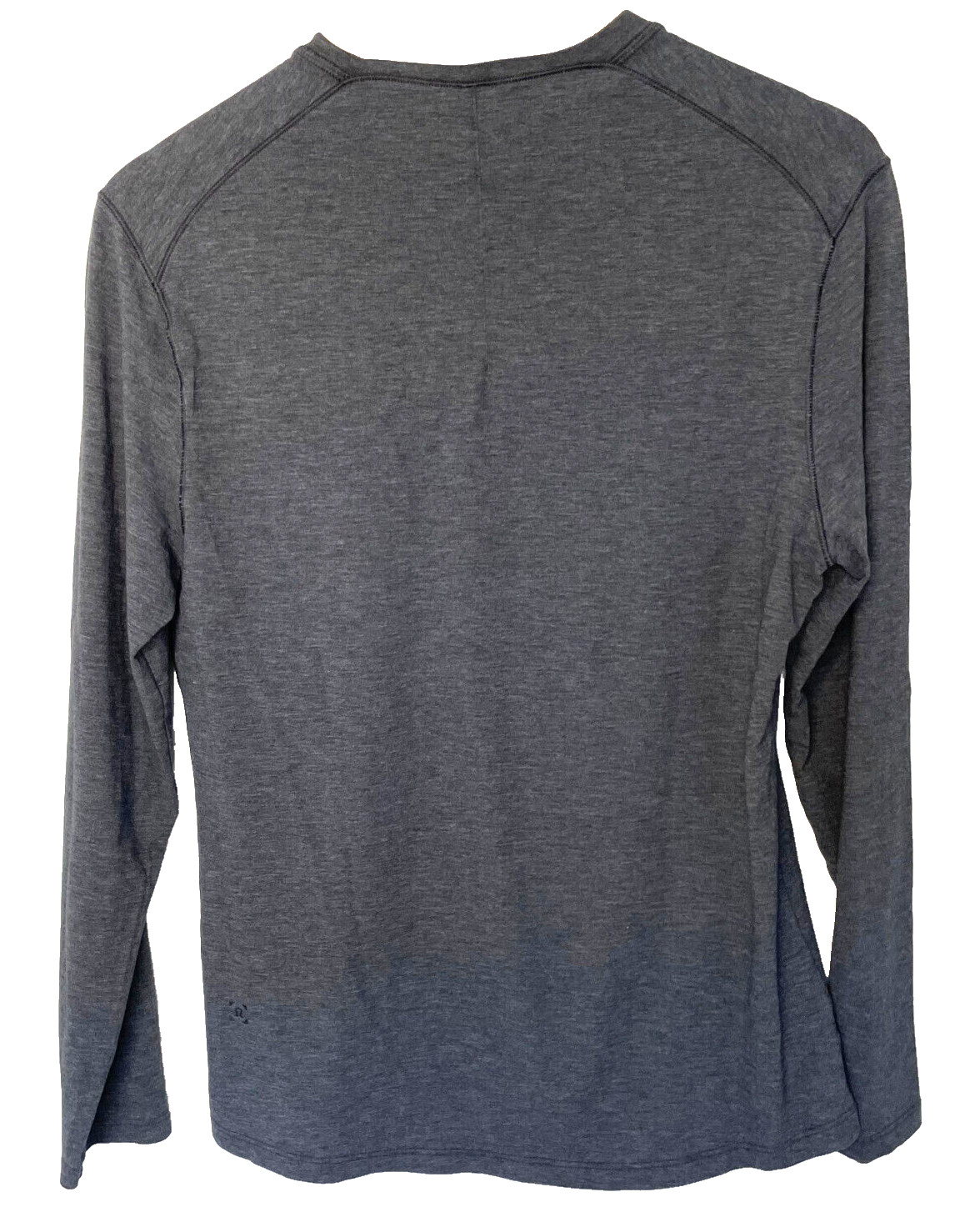 Lululemon Mens GrayHenley Long Sleeve Stretch top Size ? Check measurements gallery