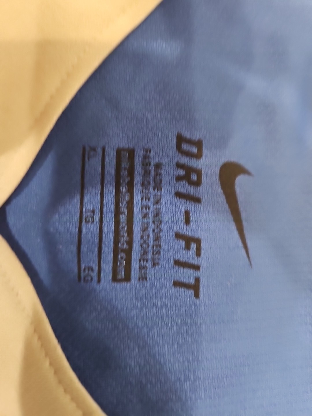PG Nike Dri Fit Baseball 2 Button Henley Jersey-Blue And Grey gallery