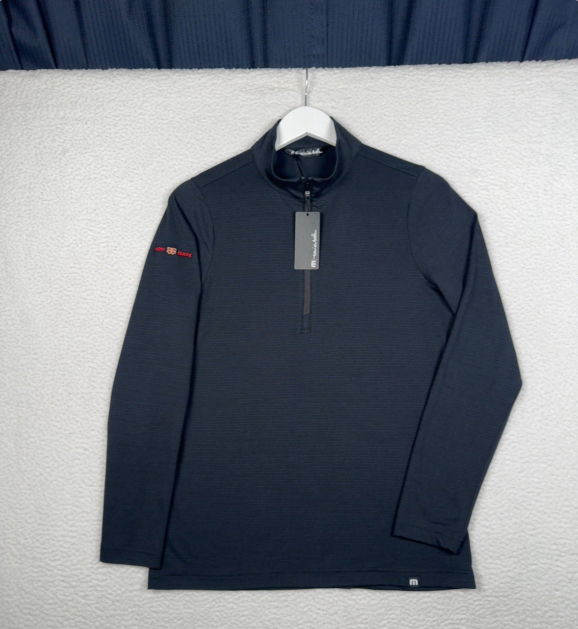 NEW - TRAVIS MATTHEWS W Crestview 1/4 Zip Small Black -Iron Gate Cybersecurity gallery