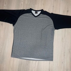 Vintage Patagonia Shirt Men’s XL Gray Capilene Base Layer Gorpcore Hiking Ringer