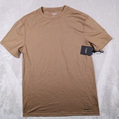 Filson short sleeve merino wool base layer shirt S Men brown