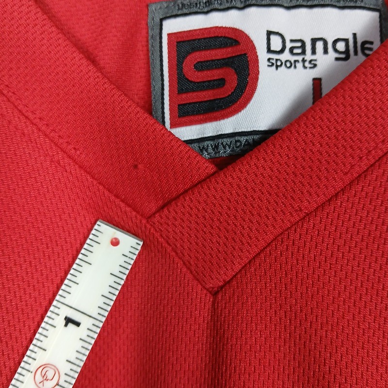 Vintage Dangler Sport Lighthouse Keeper Men's Jersey NY Islanders 1990s Sz L Red gallery
