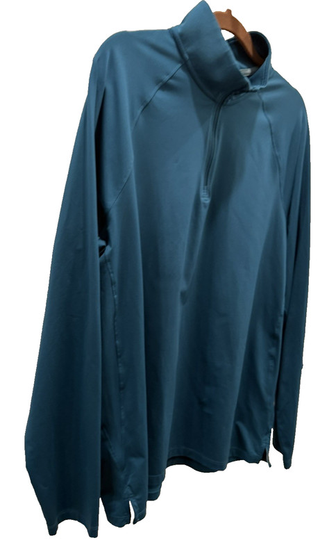 under armour SWEATER ***LARGE - LONG SLEEVE-ZIPPER- TEAL gallery