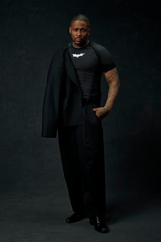 YOUNGLA (SOLD OUT) - 4259 - BATMAN COMPRESSION TEES - BLACK - MEDIUM gallery