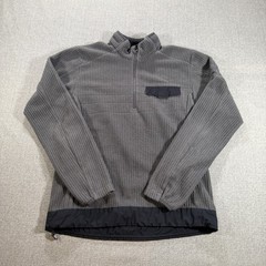 Rapha Explore Technical Pullover Mens Small Gray Waffle Fleece 1/2 Zip Cycling