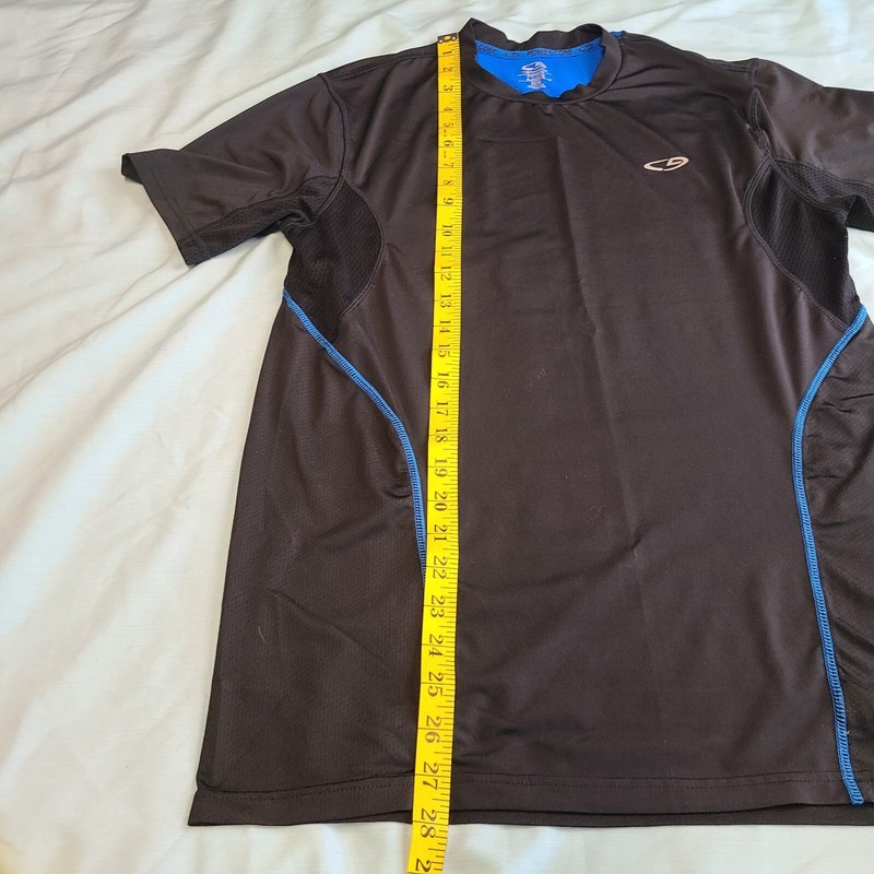 C9 By Champion Black Fitted Power Core T Shirt Men's Size M gallery