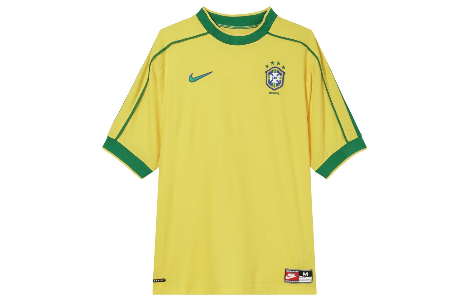 Nike Brazil 1998 Reissue Soccer Replica Jersey FZ6682-741 Men's Size gallery