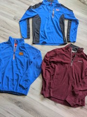 Bear Grylls Craghoppers Adult S Eur 48-50 Lot Of 3 Long Sleeve Shirts Fleece 1/4