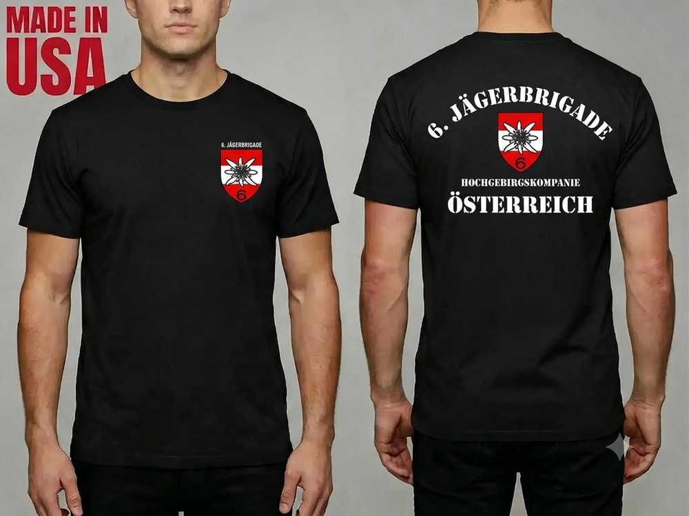 Austria Armed Forces Corps Hochgebirgskompanie 6 SHIRT S-2XL MADE IN USA