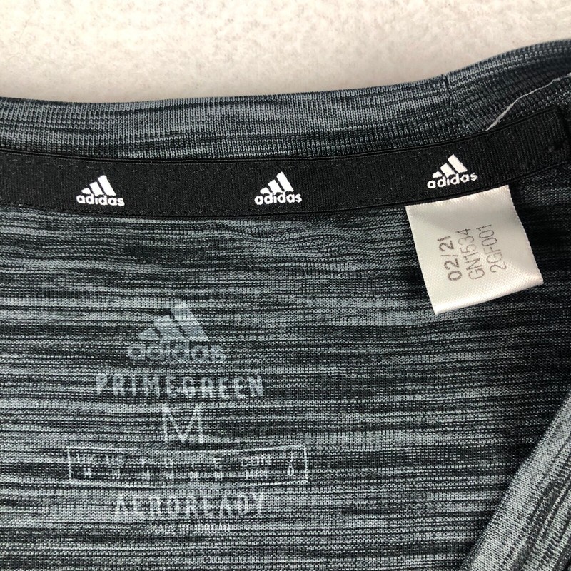Adidas Prime Green Aeroready Shirt Mens Medium Gray Short Sleeve Crewneck gallery