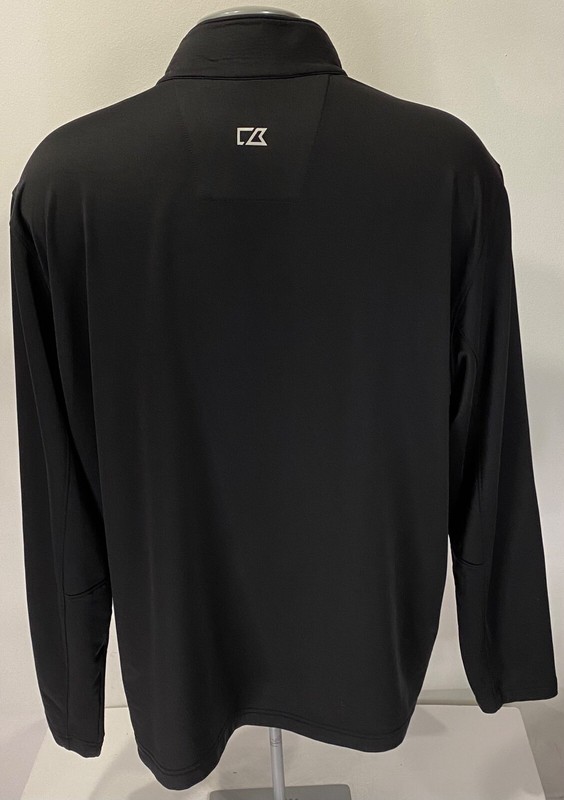 Cutter & Buck XXL CB DryTec 1/4 Zip Pullover Super Bowl VII Black Gray Shirt gallery