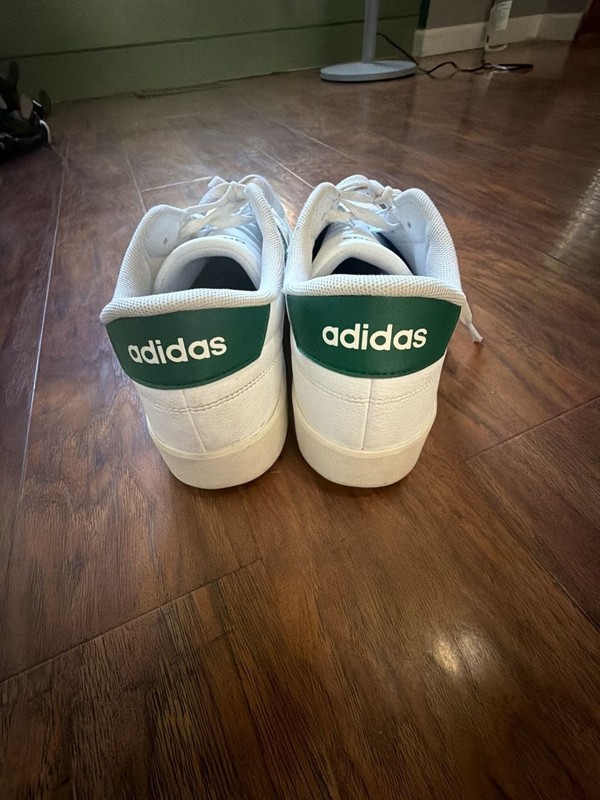adidas Breaknet 2.0 Cloud White and Green Sneakers gallery