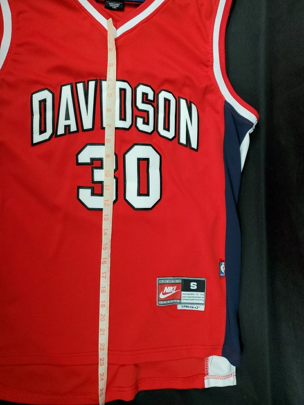 Steph Curry Davidson Wildcats Nike College Basketball Jersey Size Small +2 gallery