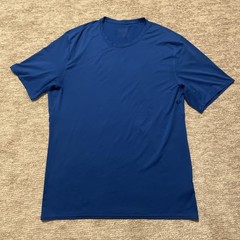 Patagonia Capilene Base Layer Blue Short Sleeve Performance Shirt Men’s Large