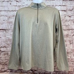 Gerry Men’s Gray Athletic 1/4 Zip Long Sleeve Pullover Performance Sweater XL