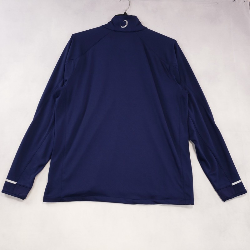Zero Restriction 1/4 Zip Pullover Men's XL Blue Mock Neck Performance Stretch gallery