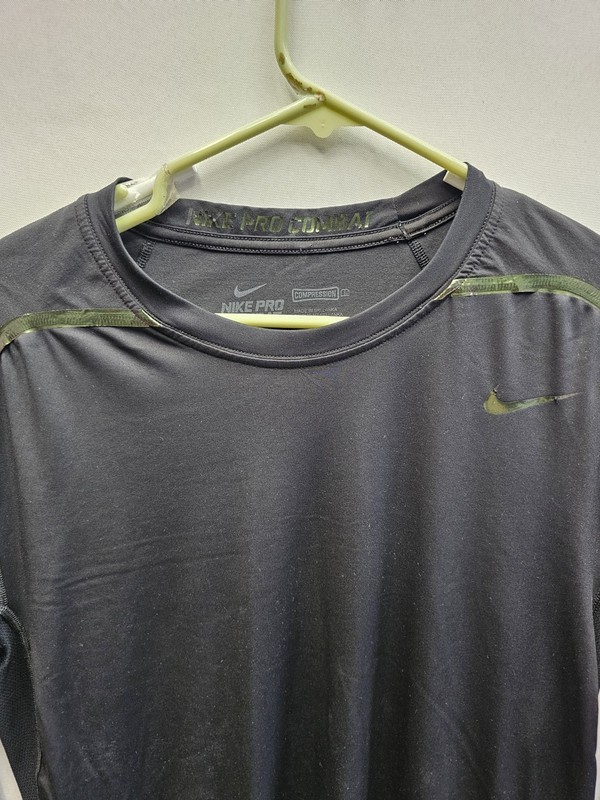 Nike Pro Combat Vapor Dri-Fit Long Sleeve Compression Shirt XXL 2XL gallery