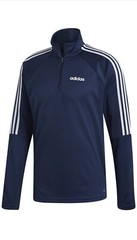 adidas Men’s Sereno 19 Training Top 1/4 Zip Collegiate Navy/White Large