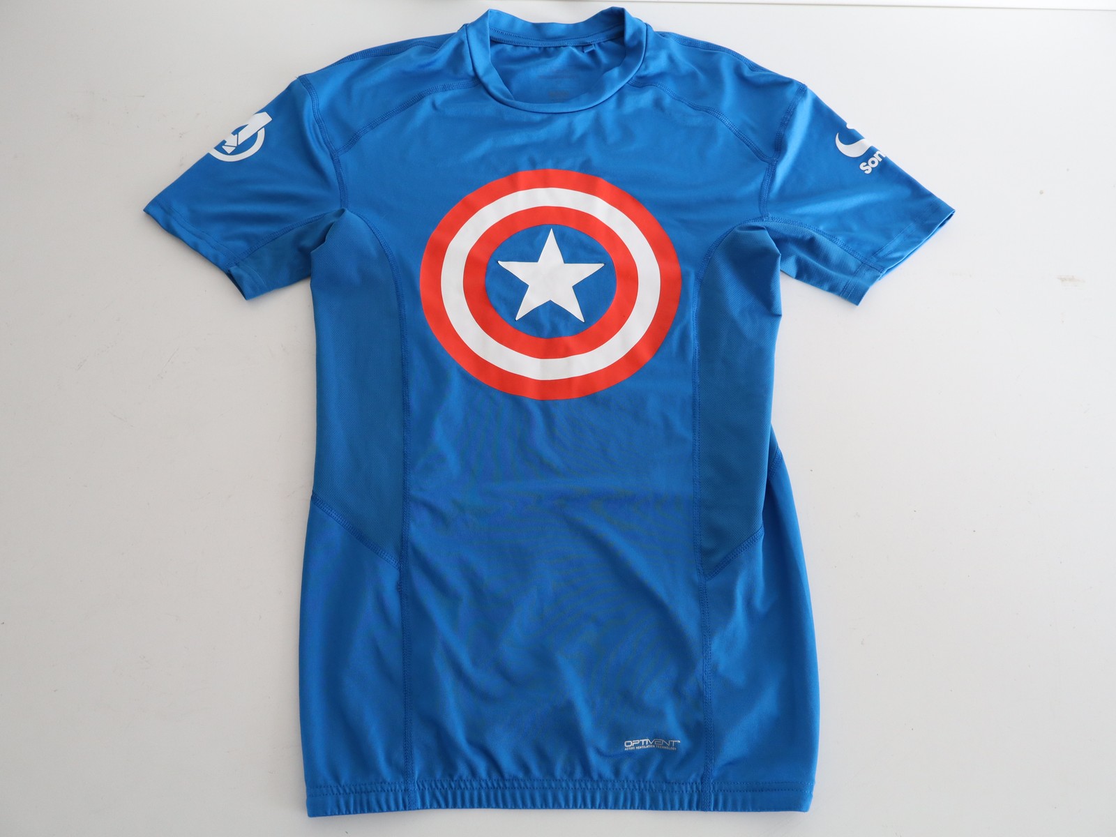 Sondico Marvel Avengers Captain America Compression Top Blue Men's M gallery