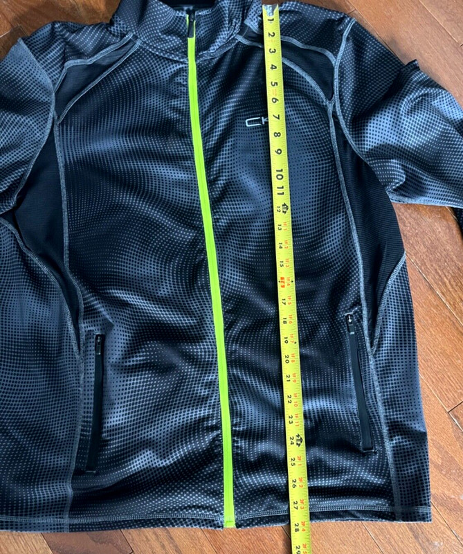 Men's Gray /Black CALVIN KLEIN Performance Zip-up Activewear Jacket Sz LG - B12 gallery