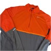 Nike Running Men's Element Pullover 1/2 Zip Orange Gray Top 451256-021 Size L gallery