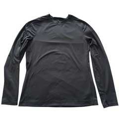Lululemon Black Long Sleeve Running Training Top Size L Thumbholes Zipper Pocket